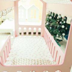Кровать-домик без ящика 800*1600 (Розовый) в Лесном - lesnoy.mebel24.online | фото 3