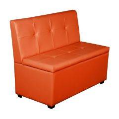 Кухонный диван Уют-1 (1000) Оранжевый в Лесном - lesnoy.mebel24.online | фото