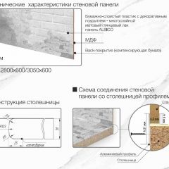 Кухонный фартук со столешницей (А-01) в едином стиле (3050 мм) в Лесном - lesnoy.mebel24.online | фото 7