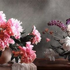 Кухонный фартук Цветы 316 МДФ матовый (3000) Flowers в Лесном - lesnoy.mebel24.online | фото