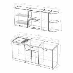 Кухонный гарнитур Лира макси 1800 в Лесном - lesnoy.mebel24.online | фото 4