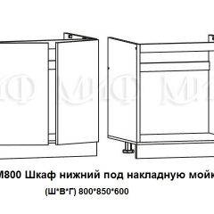 ЛИЗА-2 Кухонный гарнитур 1,6 Белый глянец холодный в Лесном - lesnoy.mebel24.online | фото 6