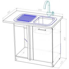 Кухонный гарнитур Паола прайм 1200х1400 мм в Лесном - lesnoy.mebel24.online | фото 16