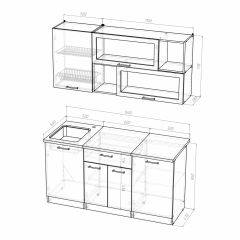 Кухонный гарнитур Полина стандарт 1600 в Лесном - lesnoy.mebel24.online | фото 7