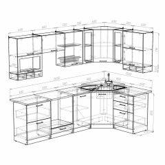 Кухонный гарнитур Симона гранд оптима 1500*2600 в Лесном - lesnoy.mebel24.online | фото 3