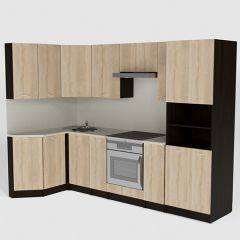 Кухонный гарнитур Симона гранд прайм 1400*2600 в Лесном - lesnoy.mebel24.online | фото 2