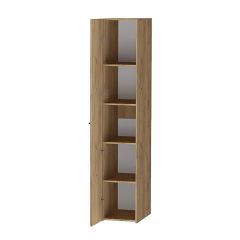 Квадро П-1 Пенал 1дв (ЛДСП дуб крафт золотой) в Лесном - lesnoy.mebel24.online | фото 2