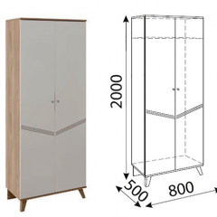 Лимба (гостиная) М01 Шкаф (2 двери) в Лесном - lesnoy.mebel24.online | фото