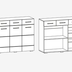 Модульная гостиная Фиеста (Венге/Белый глянец) в Лесном - lesnoy.mebel24.online | фото 3