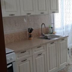 Модульная кухня Луксор серый-бирюза в Лесном - lesnoy.mebel24.online | фото 3