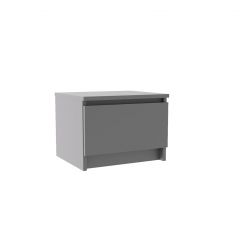 МОРИ ТПМ 400.1 Тумба прикроватная (графит) в Лесном - lesnoy.mebel24.online | фото 2