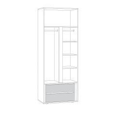 Муссон спальня (модульная) в Лесном - lesnoy.mebel24.online | фото 10
