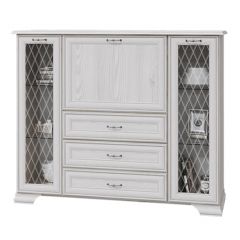 НИКОЛЬ Комод с 2 ст.дв., 1 гл.дв., 3 ящика в Лесном - lesnoy.mebel24.online | фото