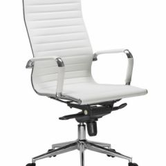 Офисное кресло для руководителей DOBRIN CLARK LMR-101F белый в Лесном - lesnoy.mebel24.online | фото