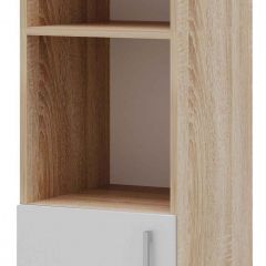 Пенал ПКС-8 Дуб сонома/Белый глянец в Лесном - lesnoy.mebel24.online | фото