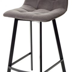 Полубарный стул CHILLI-QB SQUARE графит #14, велюр / черный каркас (H=66cm) М-City в Лесном - lesnoy.mebel24.online | фото
