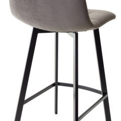 Полубарный стул CHILLI-QB SQUARE графит #14, велюр / черный каркас (H=66cm) М-City в Лесном - lesnoy.mebel24.online | фото 2