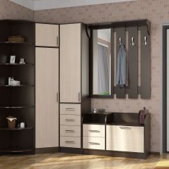 Прихожая ДИАНА-4 сек №29 (Венге/Дуб молочный) в Лесном - lesnoy.mebel24.online | фото 3