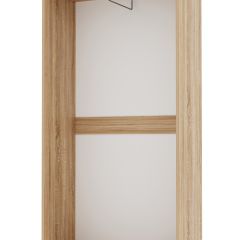 ИТАЛИЯ ШК-800 Шкаф 2 дв. (Дуб сонома/Белый глянец) в Лесном - lesnoy.mebel24.online | фото 2