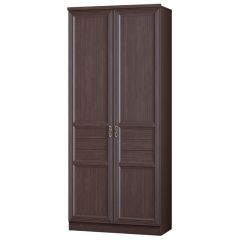 Шкаф для одежды 2-дверный Лира №56 Дуб нортон темный в Лесном - lesnoy.mebel24.online | фото