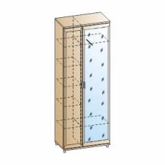 Прихожая Мелисса композиция 1 (Акация Молдау) в Лесном - lesnoy.mebel24.online | фото 2