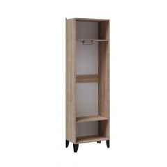Прихожая Витра Шкаф платяной (Белый/Дуб сонома) в Лесном - lesnoy.mebel24.online | фото 2