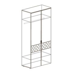 Шкаф 2-дверный Дели 70 в Лесном - lesnoy.mebel24.online | фото 2