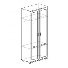 Шкаф 2-х дверный с полками №241 Белла в Лесном - lesnoy.mebel24.online | фото 2