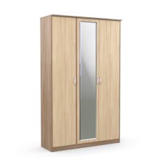 Шкаф 3-х створчатый Дуэт Люкс с зеркалом в Лесном - lesnoy.mebel24.online | фото 5