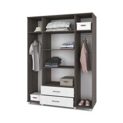 ЕВА Шкаф 4-х дверный Е43 в Лесном - lesnoy.mebel24.online | фото 2