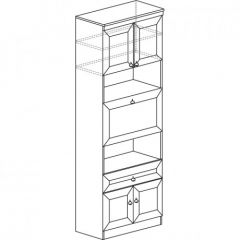 Шкаф барный №605 "Инна" Денвер светлый в Лесном - lesnoy.mebel24.online | фото 2