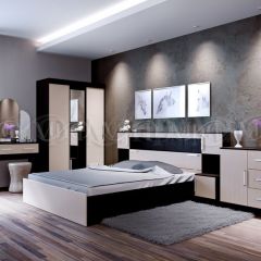 БАСЯ Шкаф (Дуб беленый/Венге) в Лесном - lesnoy.mebel24.online | фото 3
