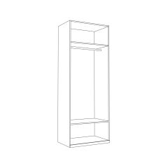 Шкаф для одежды 13.329 Валенсия в Лесном - lesnoy.mebel24.online | фото 2