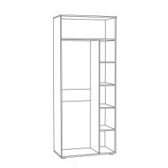 Шкаф для одежды 1751 Бьянка в Лесном - lesnoy.mebel24.online | фото 2
