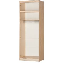 Шкаф для одежды №609 "Инна" Денвер светлый (*без полок) в Лесном - lesnoy.mebel24.online | фото 3