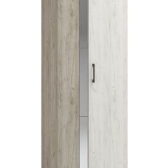 Шкаф Эмма (Дуб Крафт серый/белый) в Лесном - lesnoy.mebel24.online | фото