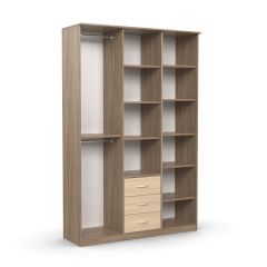Шкаф комбинированный Дуэт Люкс без зеркала в Лесном - lesnoy.mebel24.online | фото 2