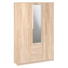 Шкаф комбинированный Дуэт Люкс с зеркалом в Лесном - lesnoy.mebel24.online | фото 2