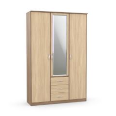 Шкаф комбинированный Дуэт Люкс с зеркалом в Лесном - lesnoy.mebel24.online | фото 4