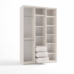 Шкаф комбинированный Дуэт Люкс с зеркалом в Лесном - lesnoy.mebel24.online | фото 7