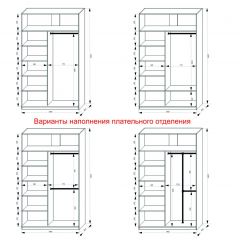 Шкаф-купе 1400 серии SOFT D1+D3+B2+PL1 (2 ящика+1штанга) профиль «Графит» в Лесном - lesnoy.mebel24.online | фото 7