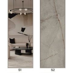Шкаф-купе 1500 серии SILVER S1+S1+B2+PL2 (2 ящика+1 штанга+1 полка) профиль «Серебро» в Лесном - lesnoy.mebel24.online | фото 7
