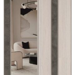 Шкаф-купе 1500 серии SILVER S1+S1+B2+PL2 (2 ящика+1 штанга+1 полка) профиль «Серебро» в Лесном - lesnoy.mebel24.online | фото 8