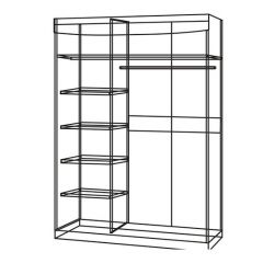 Шкаф-купе 1600 без зеркала "Мария-Луиза 6.16" в Лесном - lesnoy.mebel24.online | фото 4