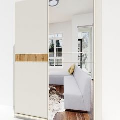 Шкаф-купе 1600 серии SOFT D6+D4+B2+PL2 (2 ящика+1штанга+1 полка) профиль «Капучино» в Лесном - lesnoy.mebel24.online | фото 2