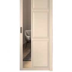 Шкаф-купе 2150 серии NEW CLASSIC K1+K1+K1+B22+PL4 (по 2 ящика лев/прав+F обр.штанга) профиль «Капучино» в Лесном - lesnoy.mebel24.online | фото 13