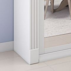 Шкаф-купе 2150 серии NEW CLASSIC K1+K1+K1+B22+PL4 (по 2 ящика лев/прав+F обр.штанга) профиль «Капучино» в Лесном - lesnoy.mebel24.online | фото 5
