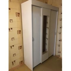 Шкаф-купе Бассо 1300 (Белый) в Лесном - lesnoy.mebel24.online | фото 4