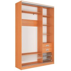 Шкаф-купе Джонни 1500 вариант 7 (Тройной ЛДСП/Тройной ЛДСП) в Лесном - lesnoy.mebel24.online | фото 3
