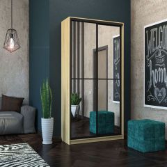 Шкаф-купе Лофт 1200 Шк12-60 (Дуб Сонома) в Лесном - lesnoy.mebel24.online | фото 8